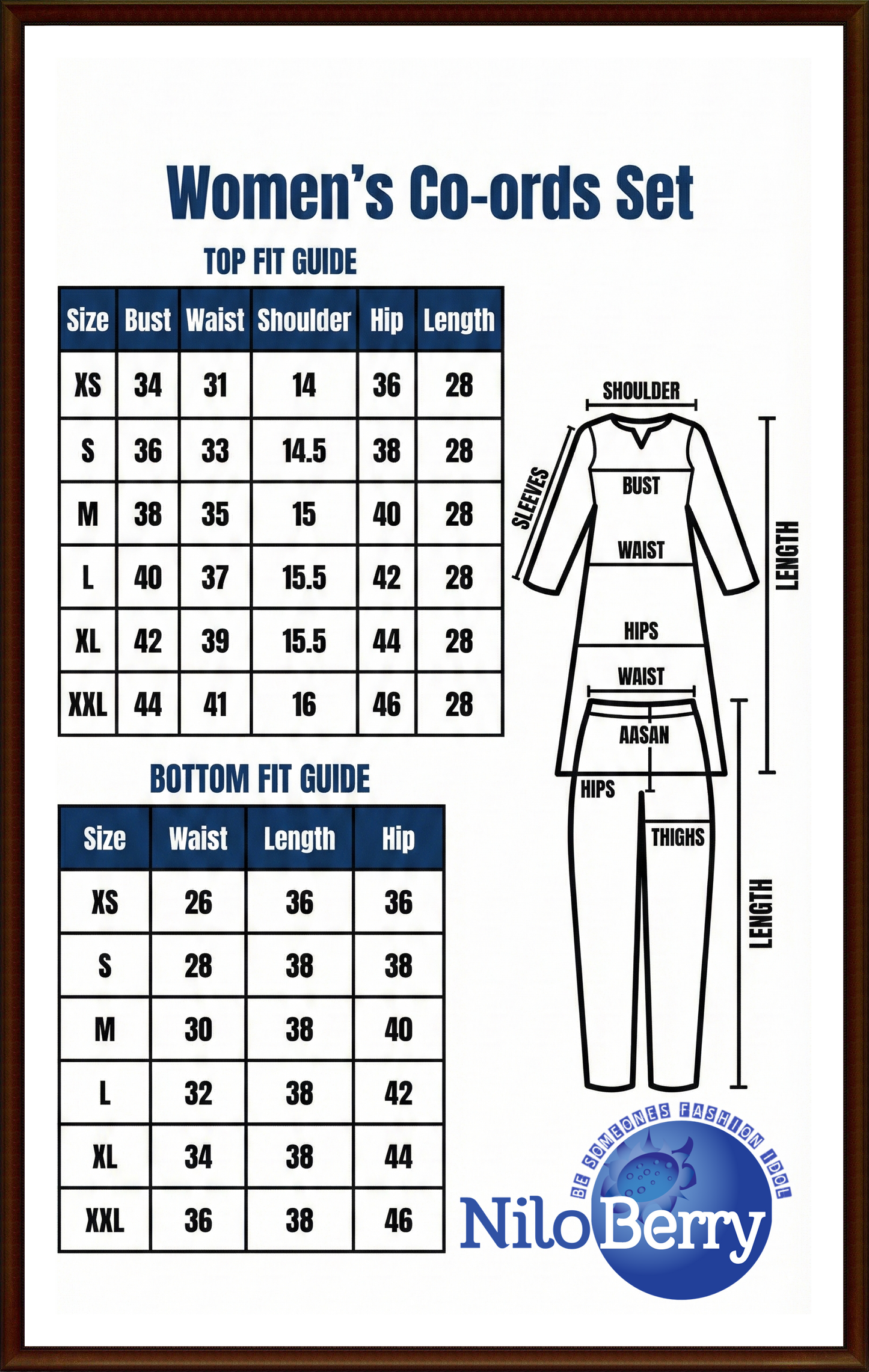 Women printed Kurti–Palazzo co-ord sets